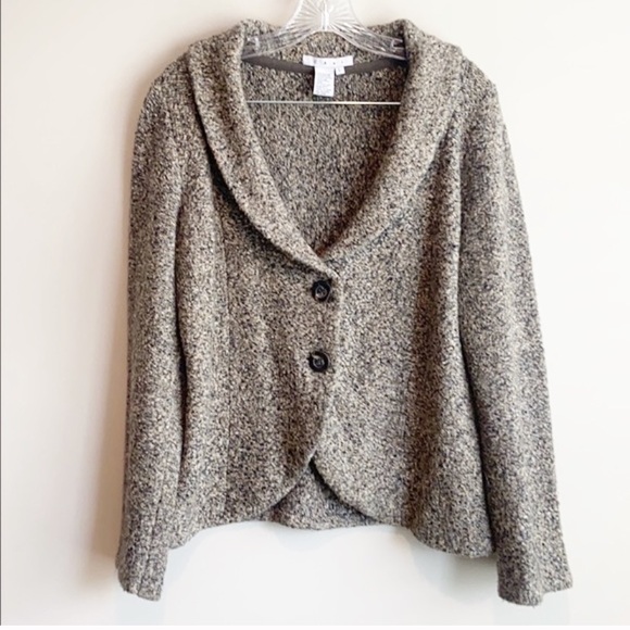 CAbi Sweaters - CAbi marled textured chunky sweater knit cardigan